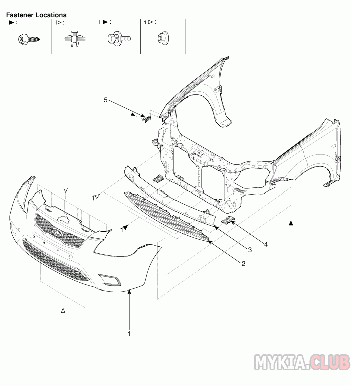 Как я снял передний бампер с автомобиля KIA Rio III