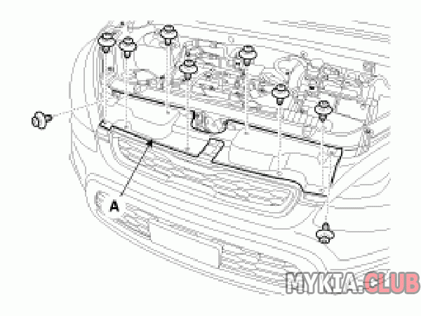 Как снять передний и задний бампер Kia Soul (2008-2014)