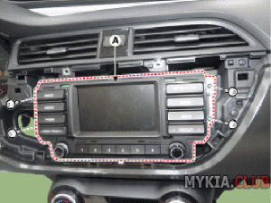 снятие штатной магнитолы Kia Rio 4 (FB) (1).gif