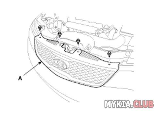 Снятие переднего бампера киа церато 2 LkbAuto.ru