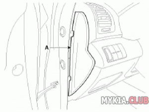 Kia Sorento 2 (XM) - снятие приборной панели (1).gif