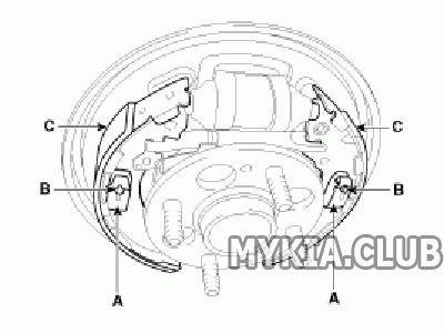 Замена задних тормозных колодок Kia Soul 3 (SK3) (7).gif