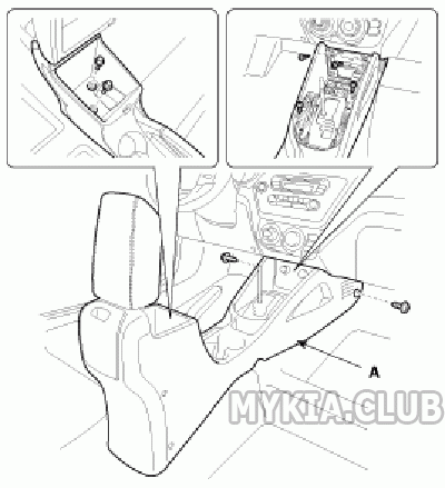 Как снять тоннель киа рио Как снять центральную консоль киа рио 3 Sarma-Auto.ru
