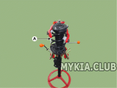 Замена передних пружин и амортизаторов Kia K5 (DL3) (4).gif