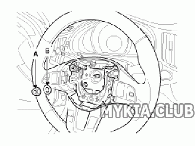 Снятие рулевого колеса Kia Sportage 3 (SL) (2).gif