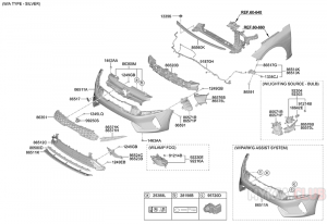Устройство переднего бампера Kia K5 (DL3).png