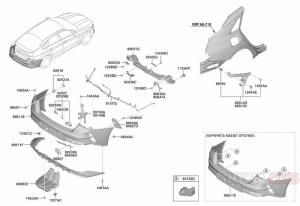 Устройство заднего бампера Kia K5 (DL3).jpg