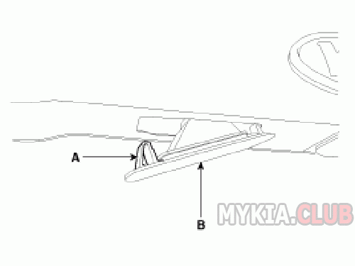 Замена ламп подсветки номера КИА РИО X-Line на LED c5w