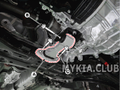 Замена рулевой рейки Kia Soul 3 (SK3) (16).gif