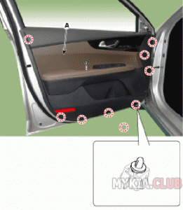 Снятие обшивки передней двери Kia Cerato 4 (BD) (3).gif