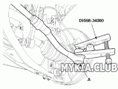 Замена рулевой рейки Kia Carens 3 (RP) (8).gif