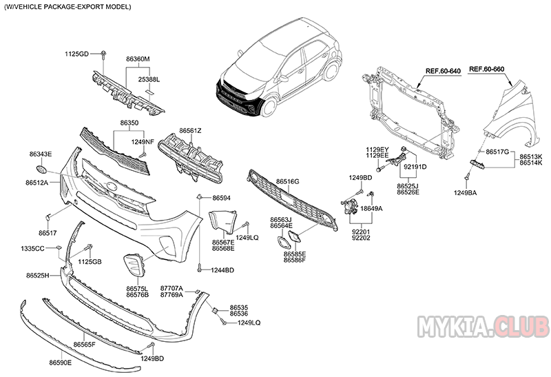 Устройство переднего бампера Kia Picanto 3 (JA) (1).png