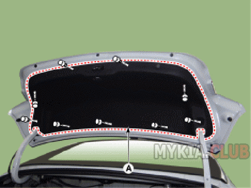 Снятие обшивки багажника Kia K5 (DL3) (2).gif