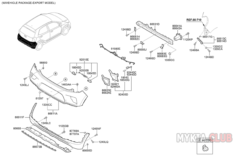 Устройство заднего бампера Kia Picanto 3 (JA) (1).png