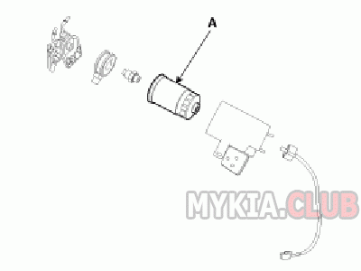 Замена топливного фильтра Kia Sportage 3 (SL) дизель (4).gif