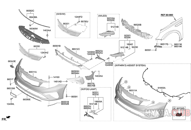 Устройство переднего бампера Kia Optima 2 (JF) (1).png