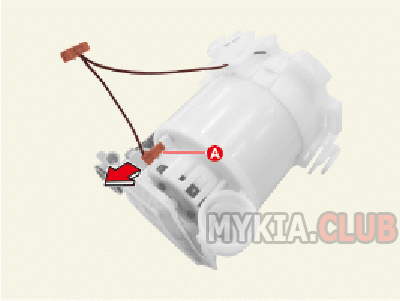 Замена топливного фильтра Kia Carnival 4 (KA4) бензин (15).gif