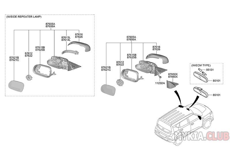 Боковое зеркало Kia Soul 3 (SK3).png