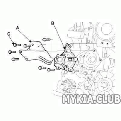 Замена ремня ГРМ Kia Spectra