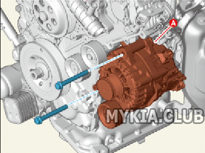 Замена генератора Kia Sorento 4 (MQ4) 3.5L бензин (4).gif