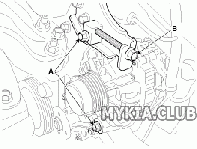 Ремень генератора и ролики Kia Sportage 3