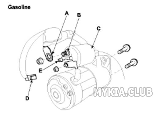 Как снять стартер на киа спортейдж 2 фото PK-Motors.ru