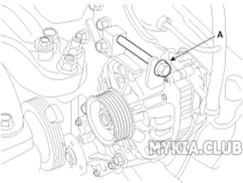 замена ремня генератора киа церато