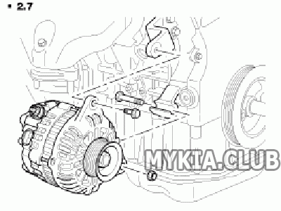 Замена генератора Kia Sportage 2 (KM)  (4).gif