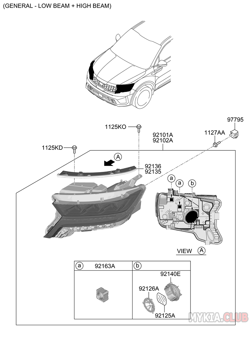 Передние фары Kia Sorento 4 (MQ4) (2).png