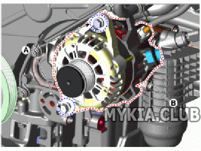 Замена генератора Kia Sorento 4 (MQ4) 2.2L дизель (4).gif