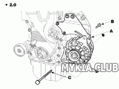 Замена генератора Kia Sportage 2 (KM)  (3).gif