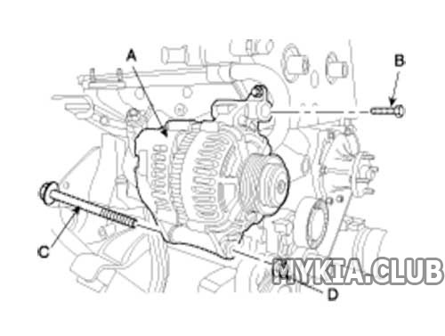 Замена генератора Kia Carnival 2 (VQ) 2.9L дизель (4).jpg
