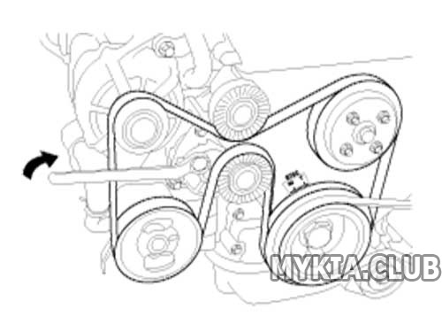 Замена генератора Kia Carnival 2 (VQ) 2.9L дизель (2).jpg
