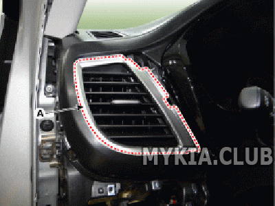 Снятие передней панели (торпедо) Kia Seltos (SP2) (4).gif