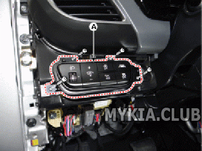 Снятие передней панели (торпедо) Kia Seltos (SP2) (1).gif