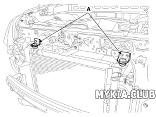 Замена радиатора охлаждения двигателя Kia Soul 1 (AM) 1.6L бензин (6).jpg