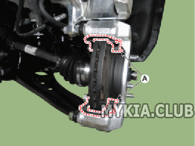 Замена передних тормозных колодок Kia Seltos (SP2) (2).gif