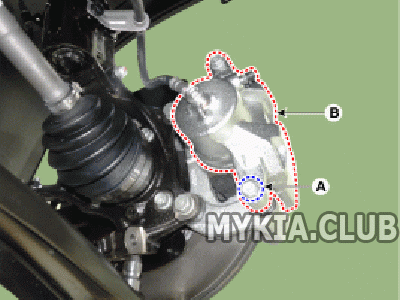 Замена передних тормозных колодок Kia Seltos (SP2) (1).gif