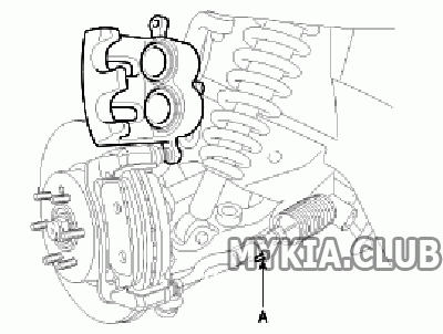 Замена передних тормозных колодок Kia Mohave (HM) (1).gif