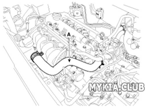 Замена радиатора охлаждения двигателя Kia Soul 1 (AM) 1.6L бензин (2).jpg