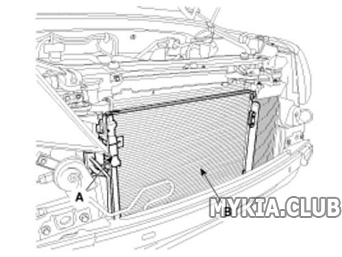 Замена радиатора охлаждения двигателя Kia Sorento 2 (XM) (9).jpg