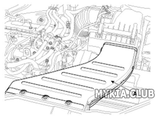 Замена радиатора охлаждения двигателя Kia Sorento 2 (XM) (13).jpg