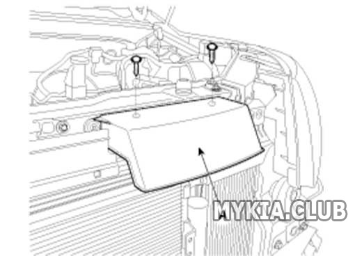 Замена радиатора охлаждения двигателя Kia Sorento 2 (XM) (12).jpg