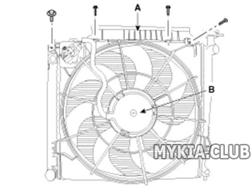 Замена радиатора охлаждения двигателя Kia Sorento 2 (XM) (5).jpg