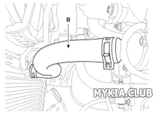 Замена радиатора охлаждения двигателя Kia Sorento 2 (XM) (5).jpg
