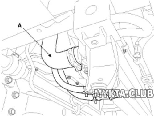 Замена радиатора охлаждения двигателя Kia Sorento 1 (BL) FL (4).jpg