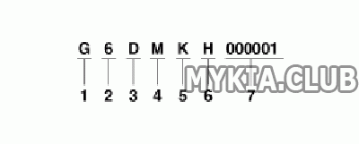Расшифровка номера двигателя Kia Carnival 3 (YP).gif