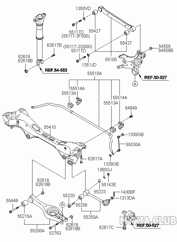 Спортейдж 3 задняя подвеска схема. Схема подвески кия СИД 1.