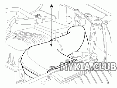 Замена радиатора охлаждения двигателя Kia Sportage 2 (KM) (9).gif
