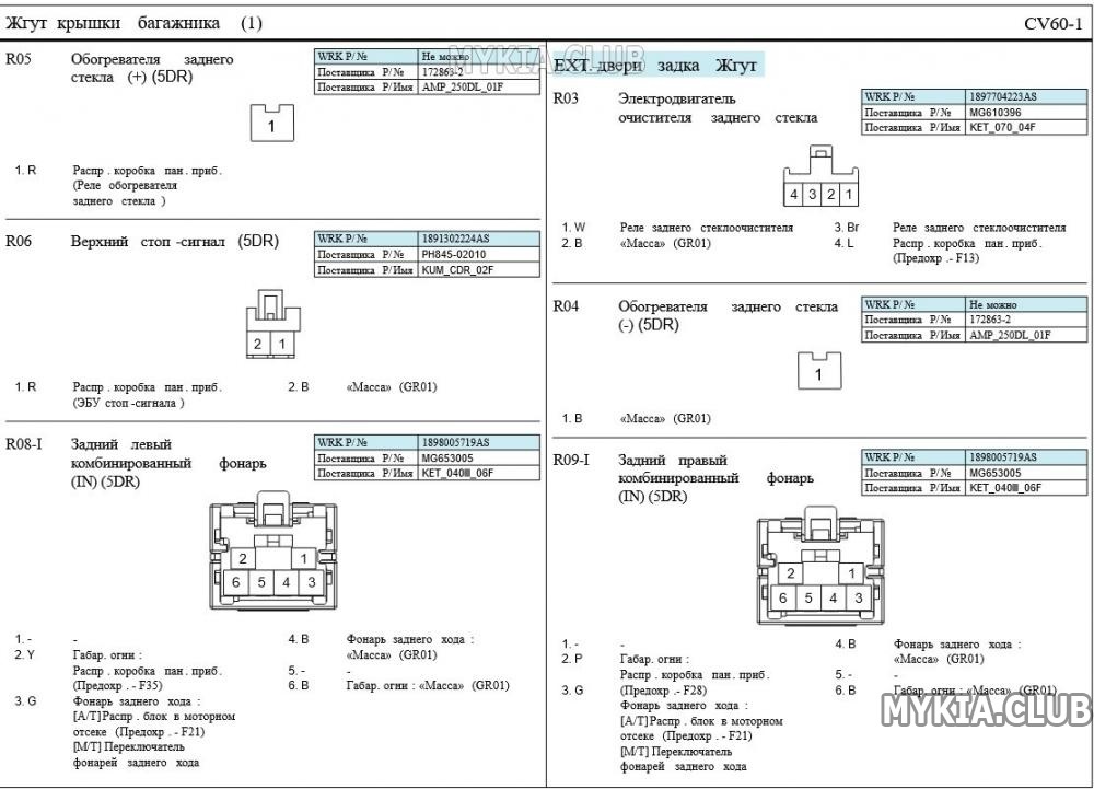 Электроразъемы (распиновка) жгутов проводки Kia Rio 4 (FB) (1).jpg